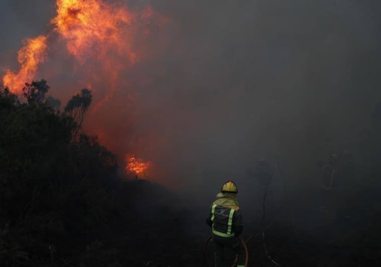 Más de 1.600 hectáreas quemadas en Galicia en la primera ola de incendios del año