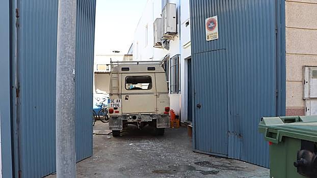 Vehículo usado para acceder al bar La Molina