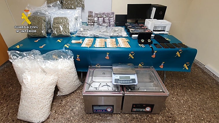 Cae una red criminal dedicada al tráfico de drogas a nivel internacional a través de paquetería en Valencia