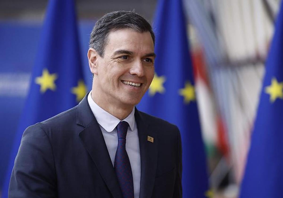 El presidente del Gobierno, Pedro Sánchez, durante uno de sus viajes a Bruselas