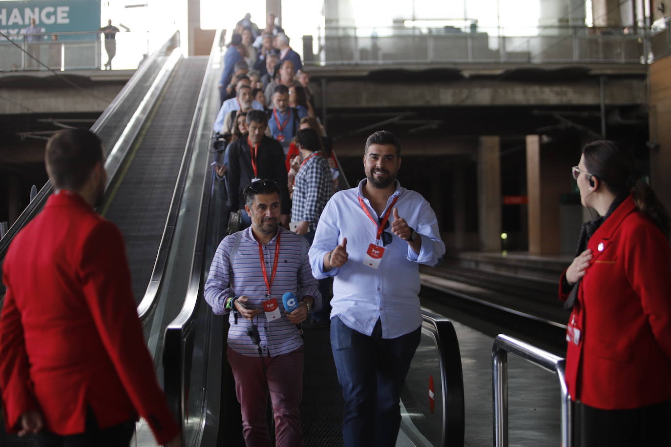 El viaje inaugural de las &#039;flechas rojas&#039; de Iryo desde Córdoba, en imágenes