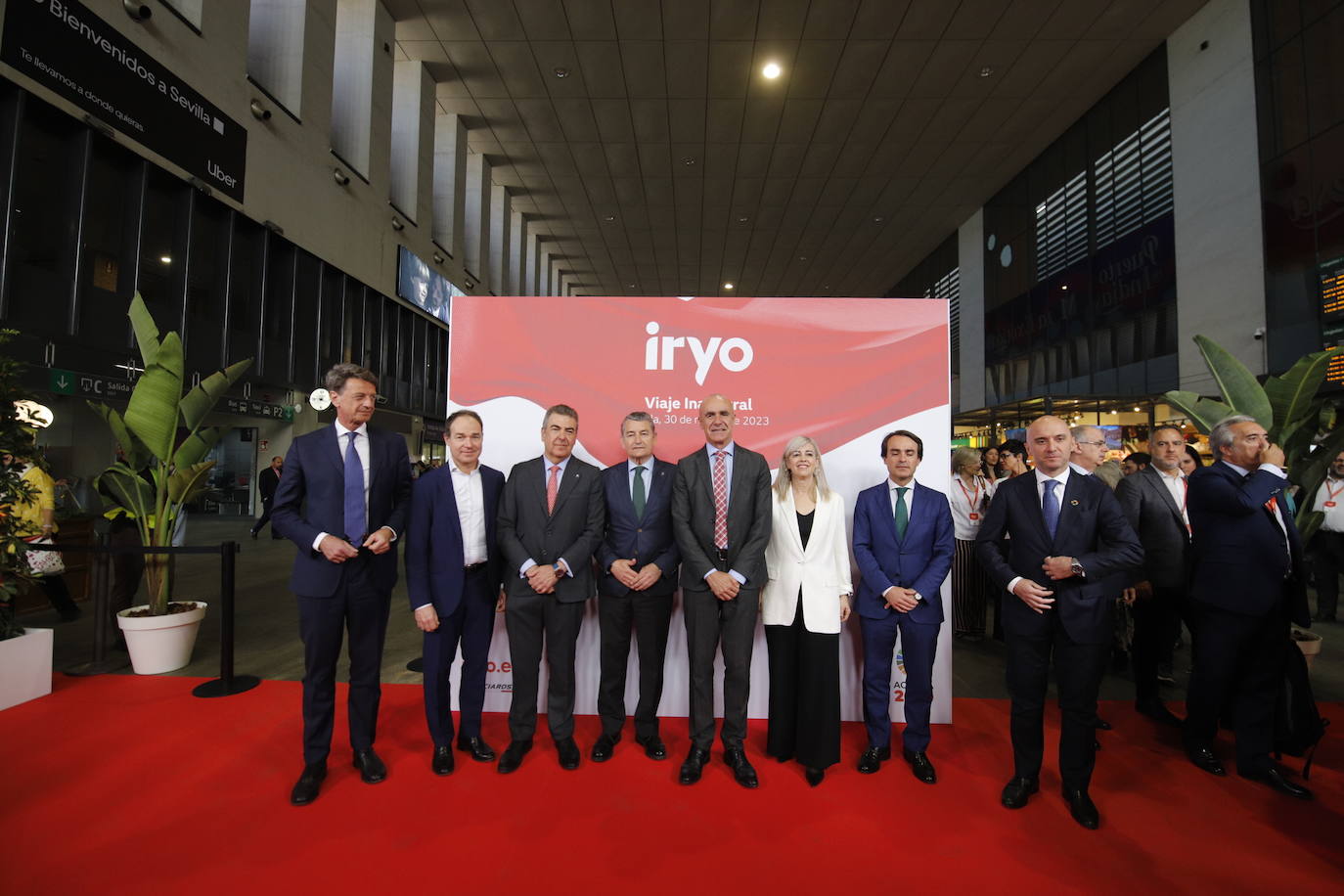El viaje inaugural de las &#039;flechas rojas&#039; de Iryo desde Córdoba, en imágenes