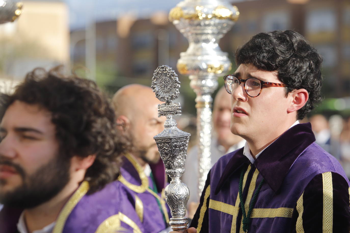 La procesión de la Virgen de la O el Sábado de Pasión de Córdoba, en imágenes