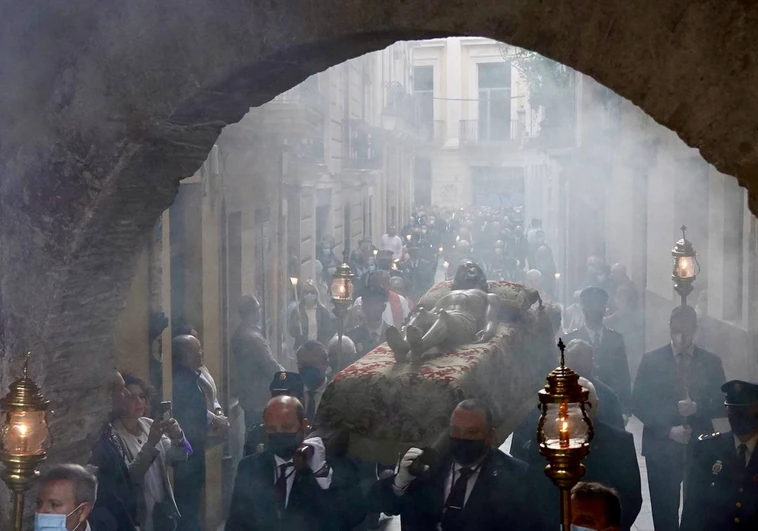 Procesiones hoy del Domingo de Ramos en el centro de Valencia y la Semana Santa Marinera
