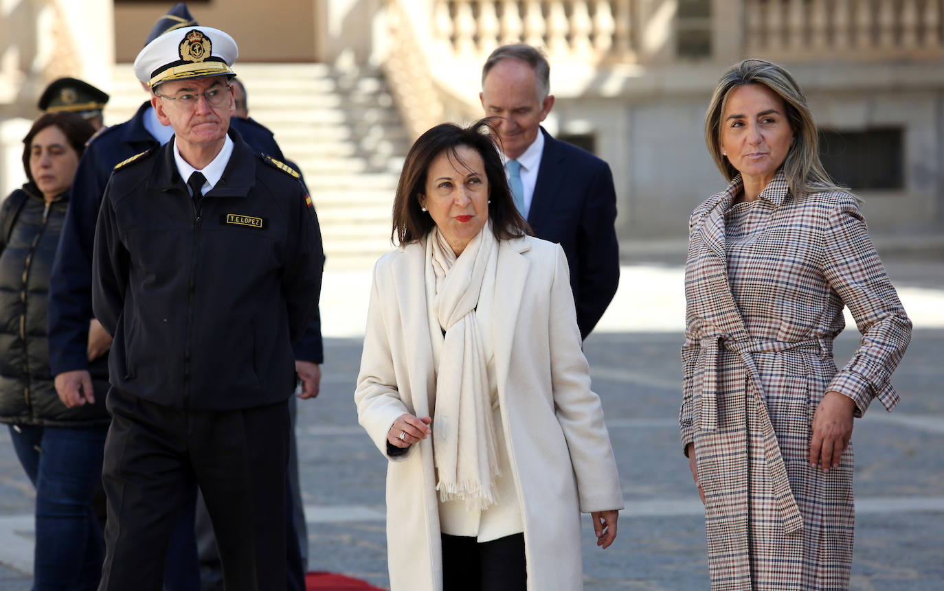 Despedida de militares ucranianos en la Academia de Infantería de Toledo