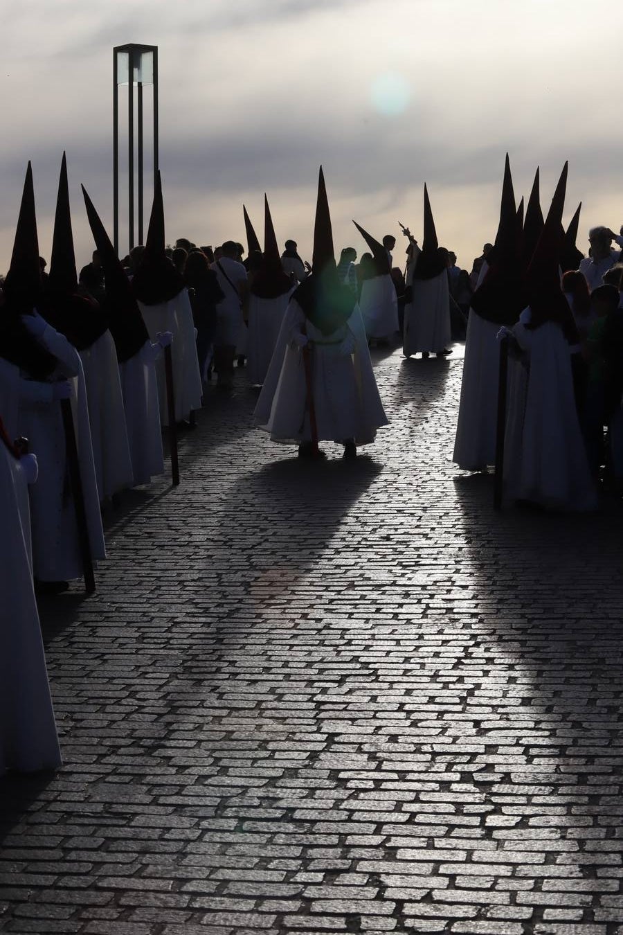 Lunes Santo | La solemne procesión de la hermandad de la Vera Cruz, en imágenes