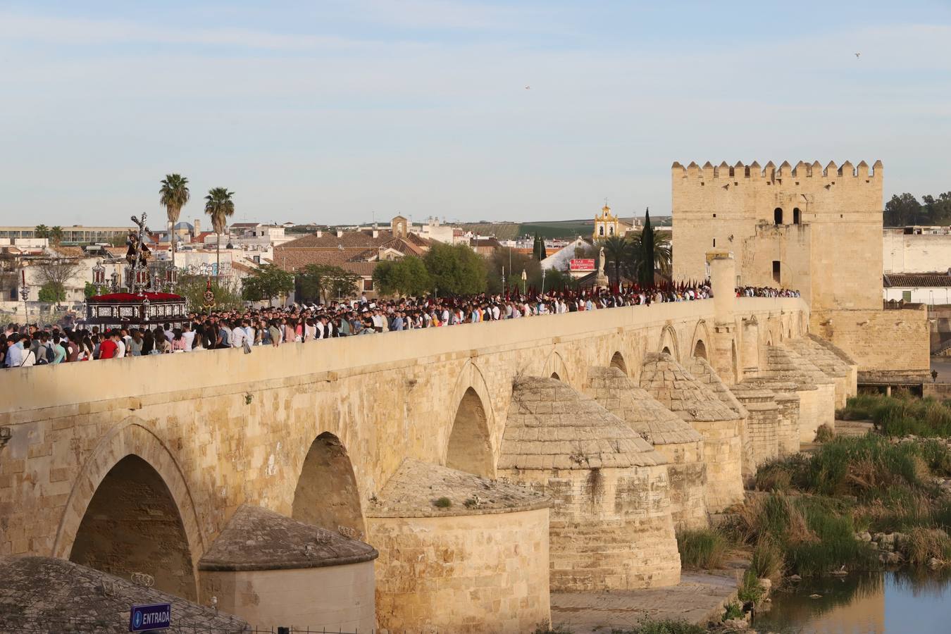 Lunes Santo | La solemne procesión de la hermandad de la Vera Cruz, en imágenes
