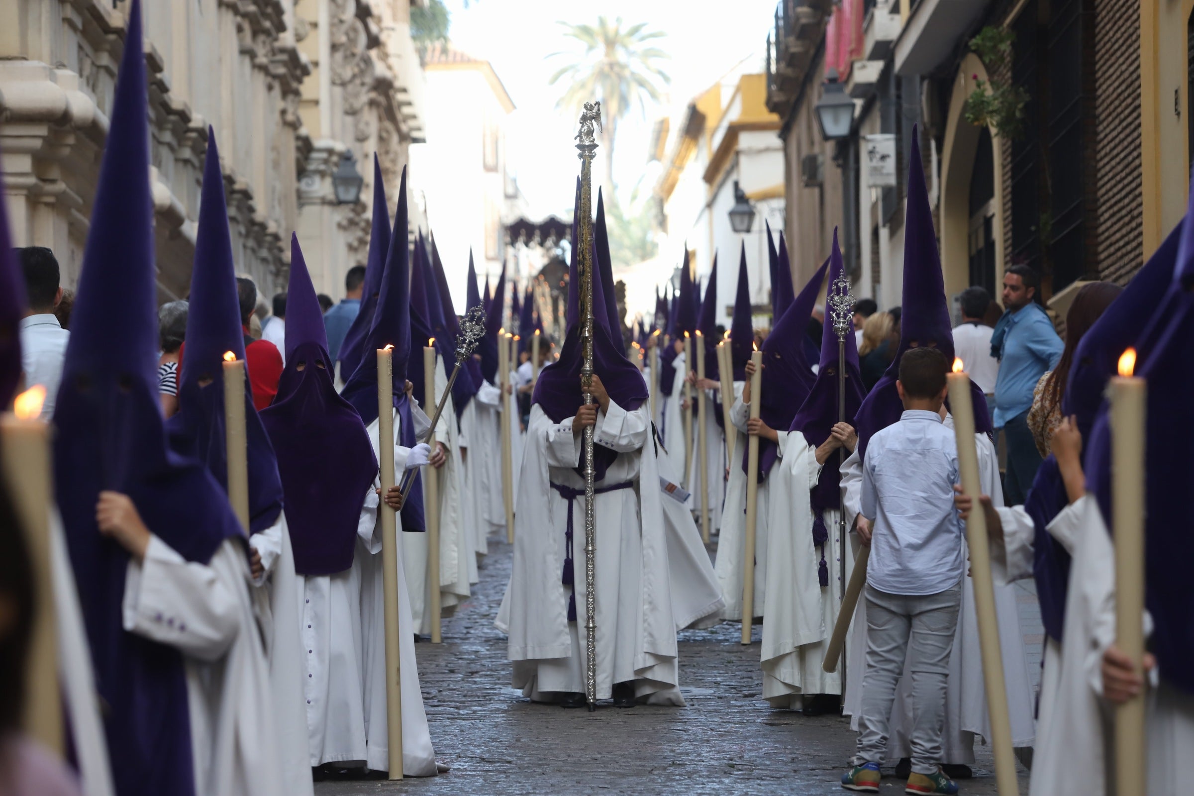 El clacisismo del Císter en la multitud de Capuchinos por el Martes Santo de Córdoba