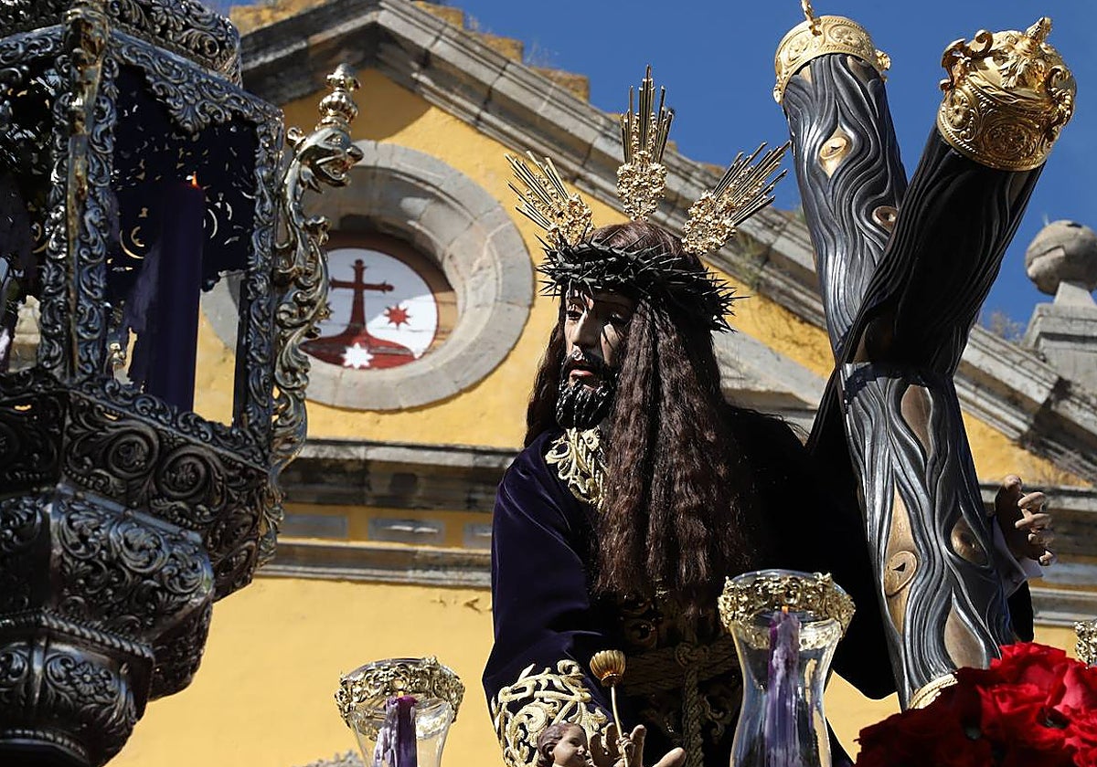 Jesús Caído, en su salida en San Cayetano esta tarde