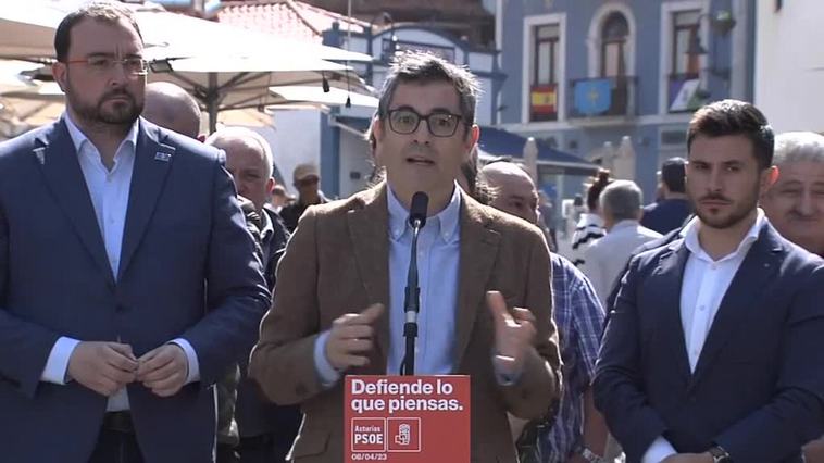 Bolaños pide a Feijóo "patriotismo" y que "no refunfuñe" cuando los datos económicos de España sean buenos