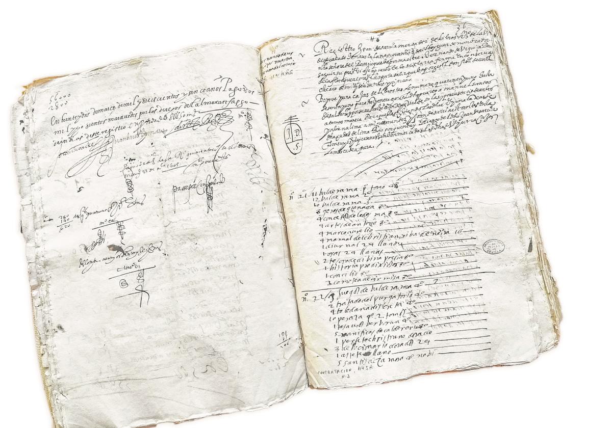 Registro de Carga de un navío, Ministerio de Cultura, Archivo de Indias