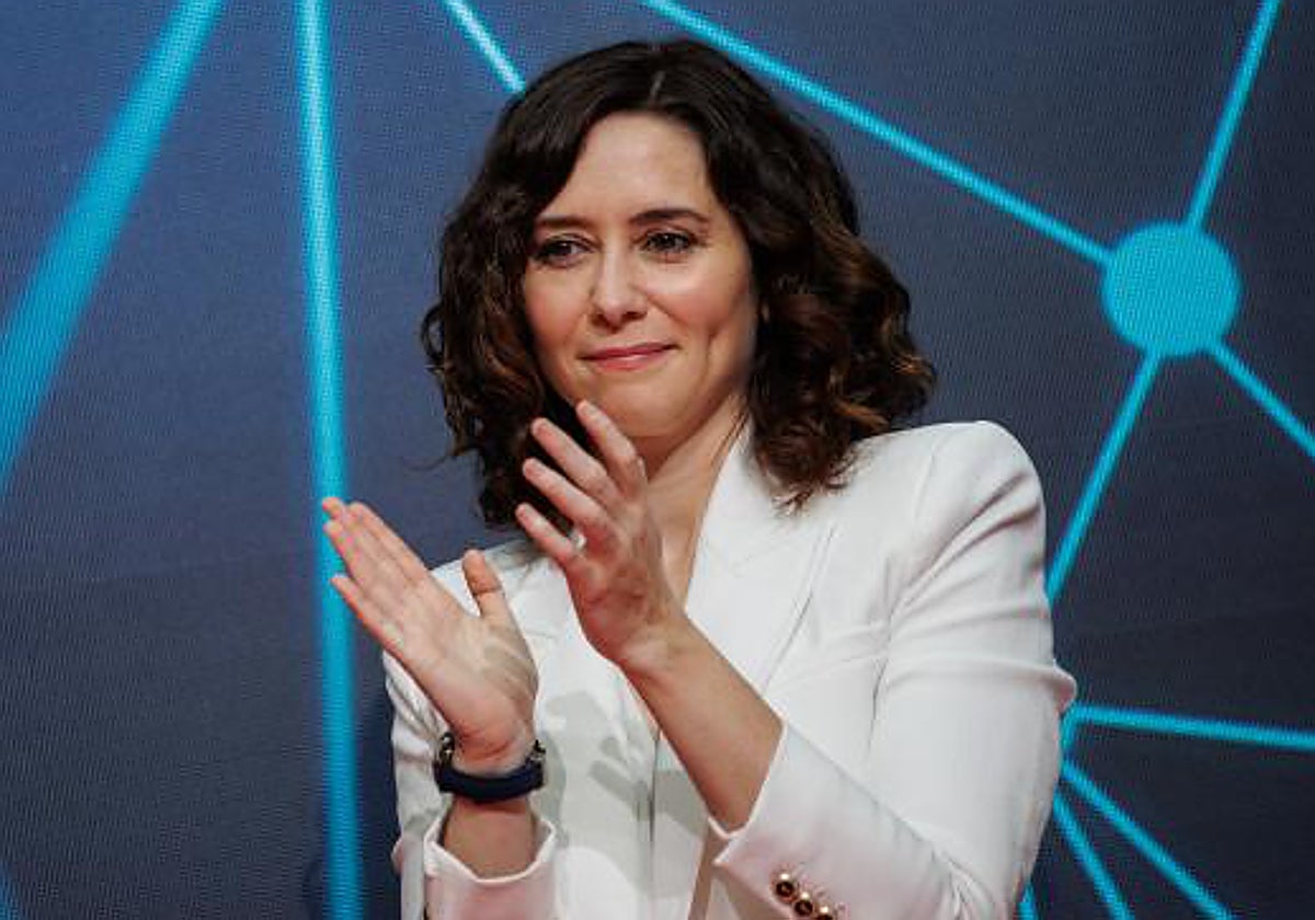 La presidenta de la Comunidad de Madrid, Isabel Díaz Ayuso