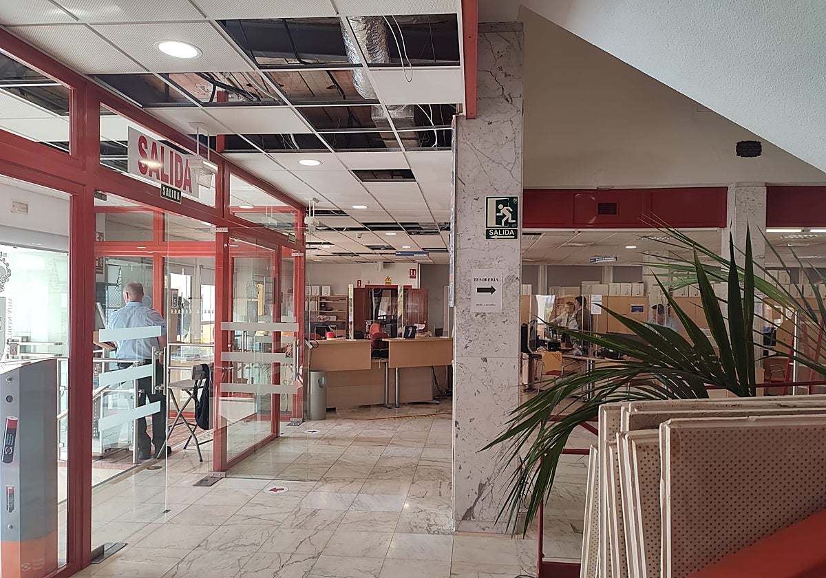 Desperfectos causados por la avería