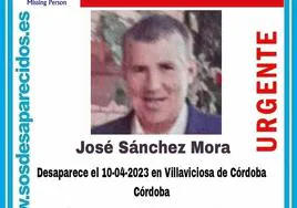 Localizan al hombre de 57 años desaparecido desde este lunes en Villaviciosa de Córdoba