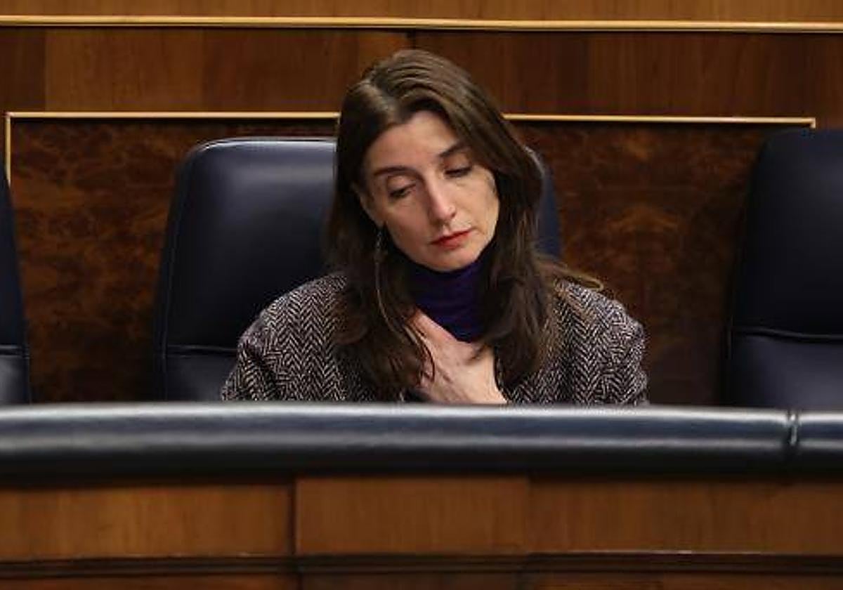 La ministra de Justicia, Pilar Llop, en el Congreso de los Diputados