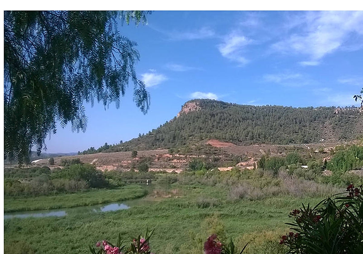 Imagen de un paraje de la localidad valenciana de Cofrentes