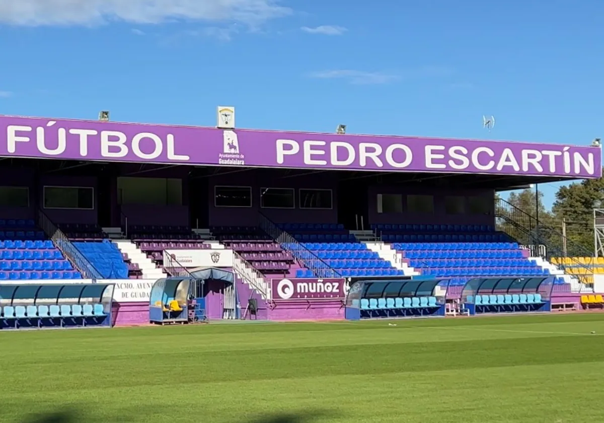 El Ayuntamiento cede el estadio 'Pedro Escartín' al CD Guadalajara durante  50 años