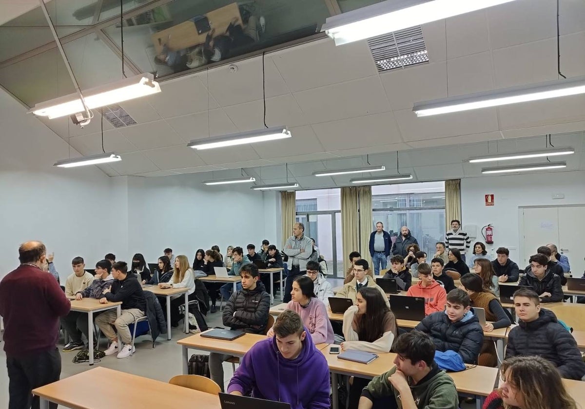 Encuentro en el Campus palentino de la Universidad de Valladolid, en una imagen de archivo