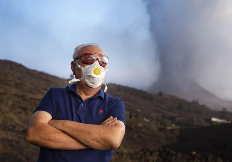 Miguel Ángel Morcuende, una de las voces del volcán de Cumbre Vieja, la sorpresa de Antona (PP) en Santa Cruz de La Palma