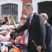 Vivas al Rey y a España en «una visita histórica» de Felipe VI a Ronda