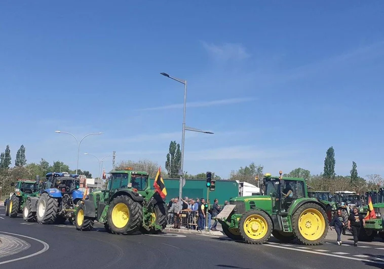 Tractorada de los agricultores y ganaderos en Guadalajara: «En breve vamos a comer piedras»