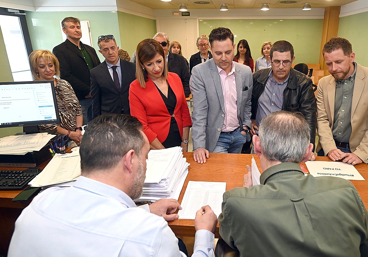 De la Rosa registra su candidatura en la Junta Electoral de Burgos