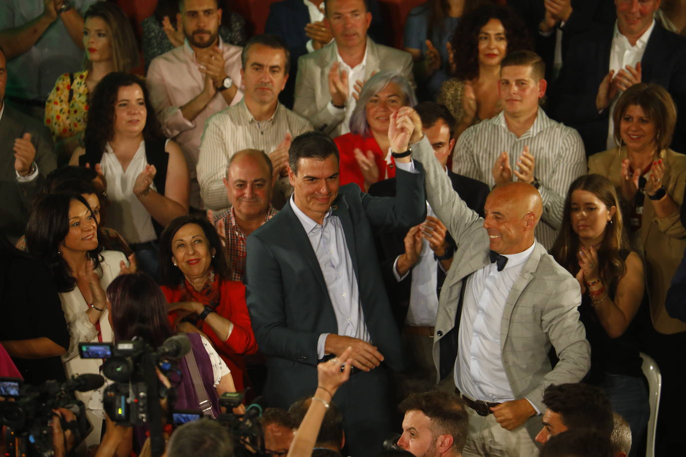 El acto de Pedro Sánchez en Córdoba, en imágenes