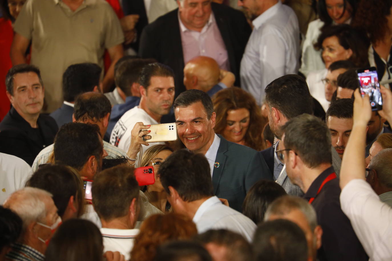 El acto de Pedro Sánchez en Córdoba, en imágenes