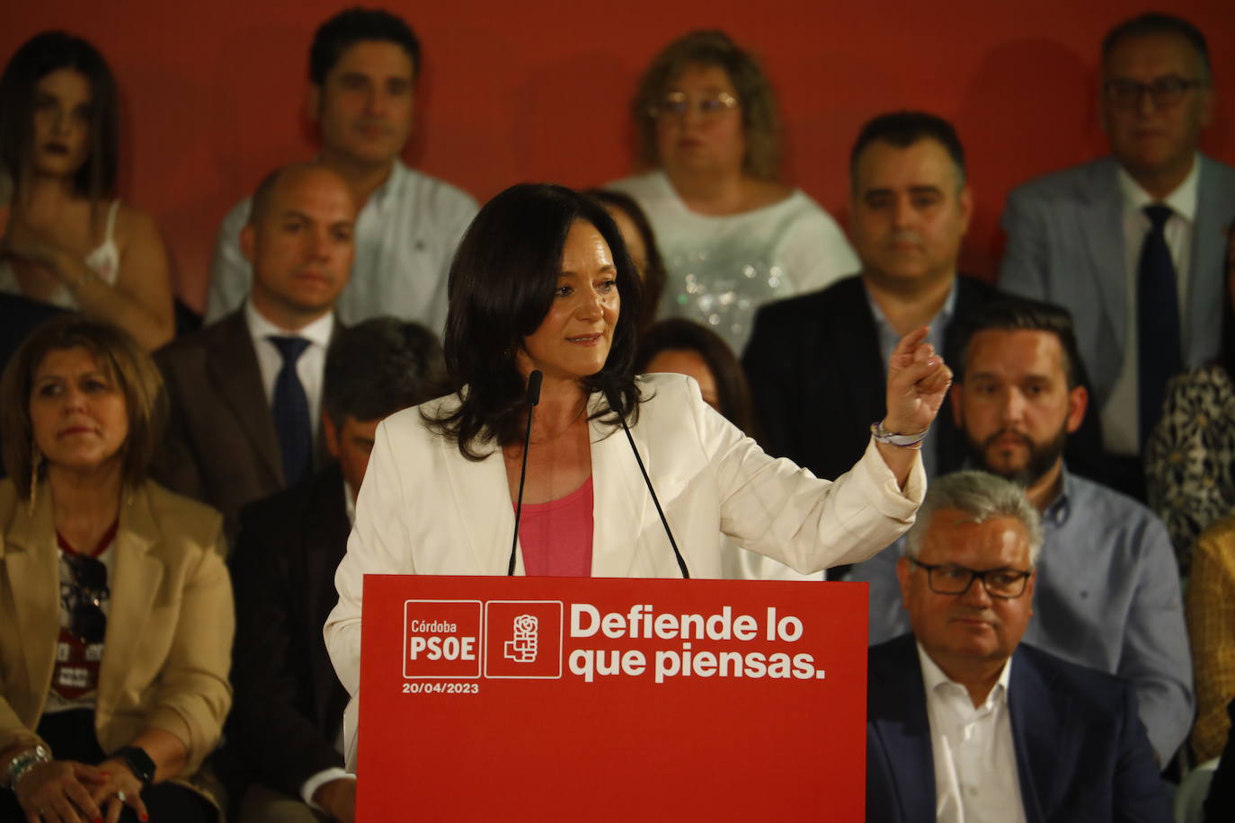 El acto de Pedro Sánchez en Córdoba, en imágenes