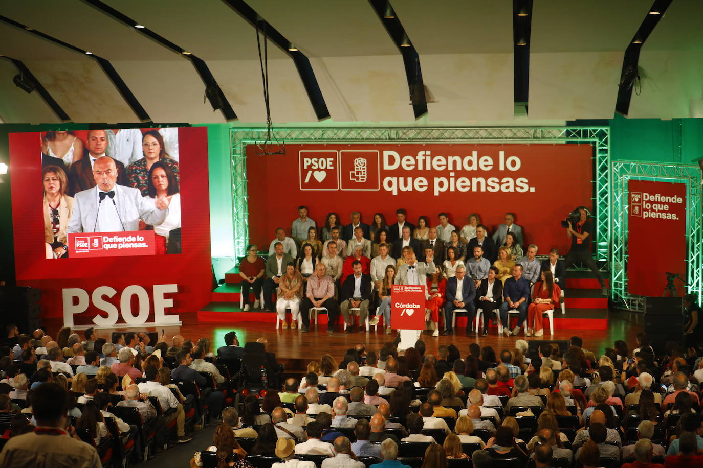 El acto de Pedro Sánchez en Córdoba, en imágenes