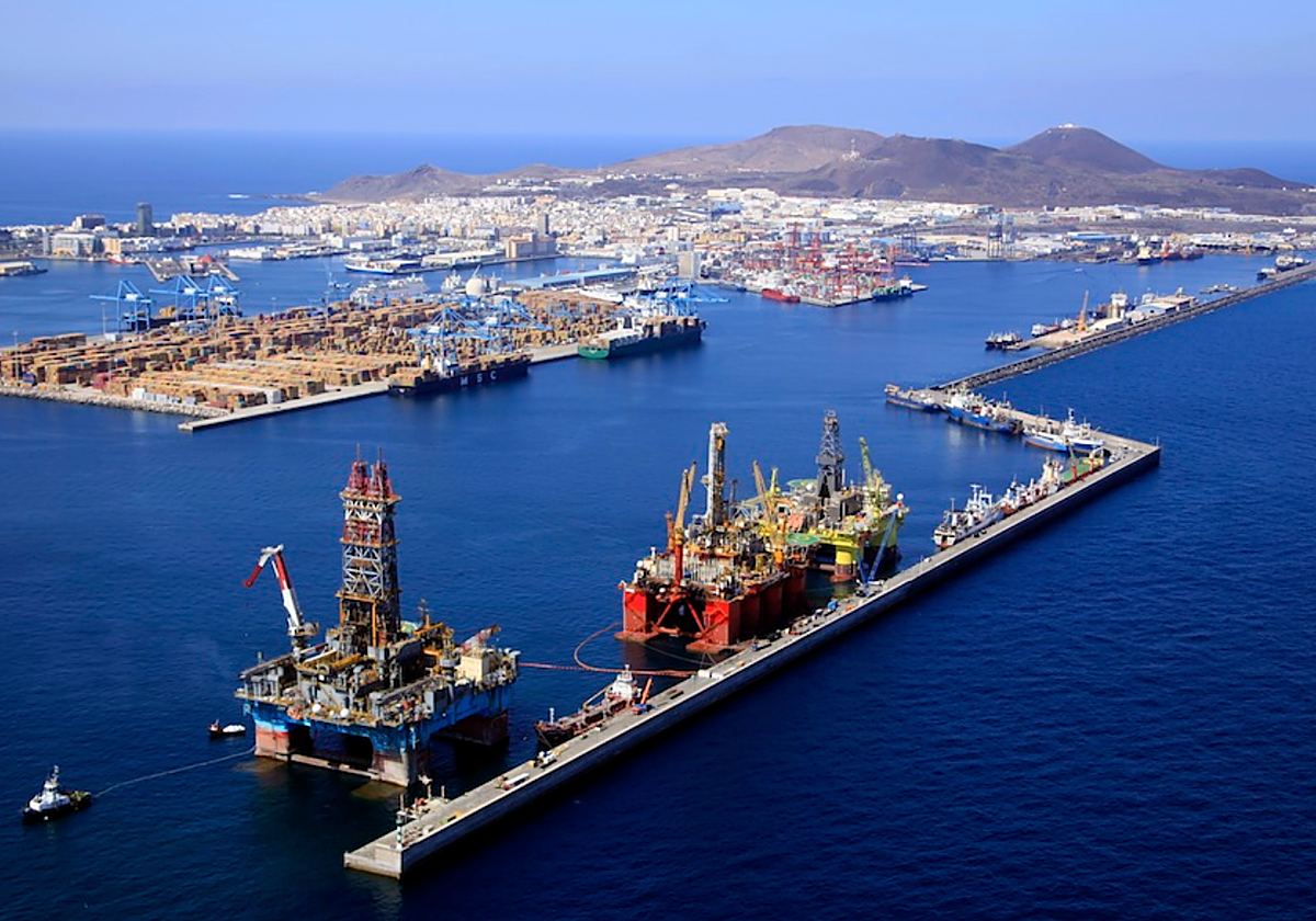 Imagen aérea de Puertos de Las Palmas