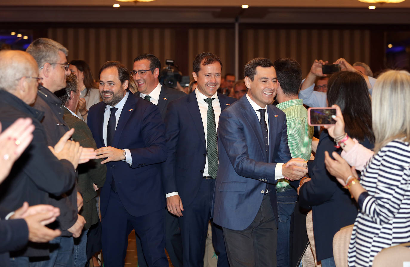Las imágenes del acto del PP con Juanma Moreno en Toledo