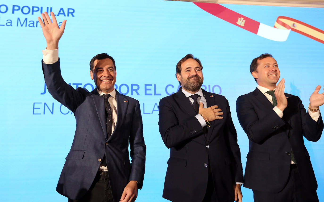 Las imágenes del acto del PP con Juanma Moreno en Toledo