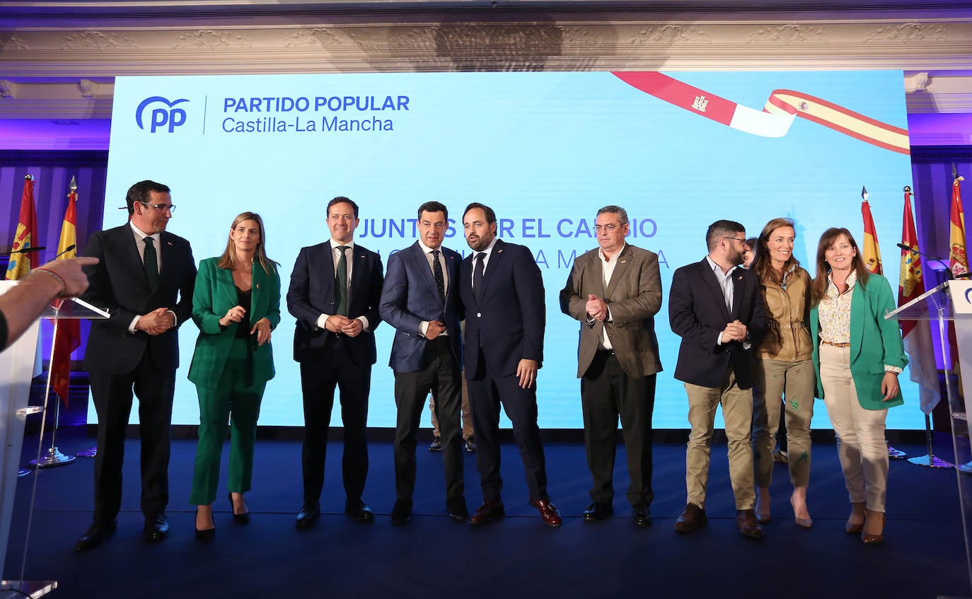 Las imágenes del acto del PP con Juanma Moreno en Toledo