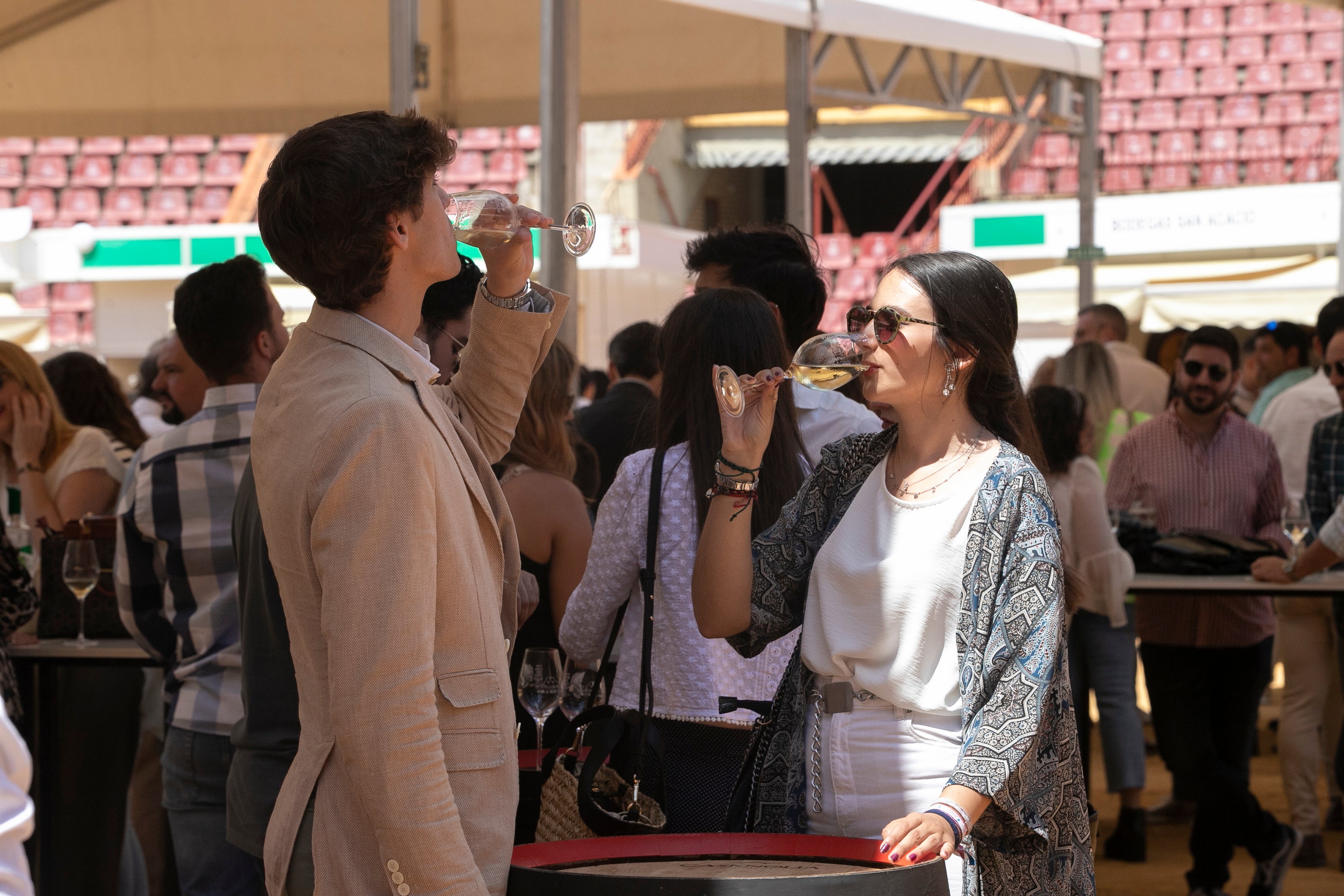 El lleno de la Cata del Vino de Córdoba este sábado, en imágenes