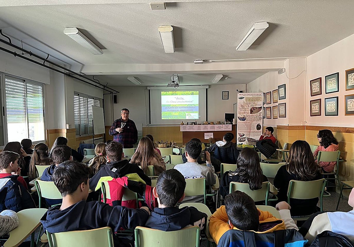 Actividad de etnobotánica con estudiantes de IES Aliste de Alcañices