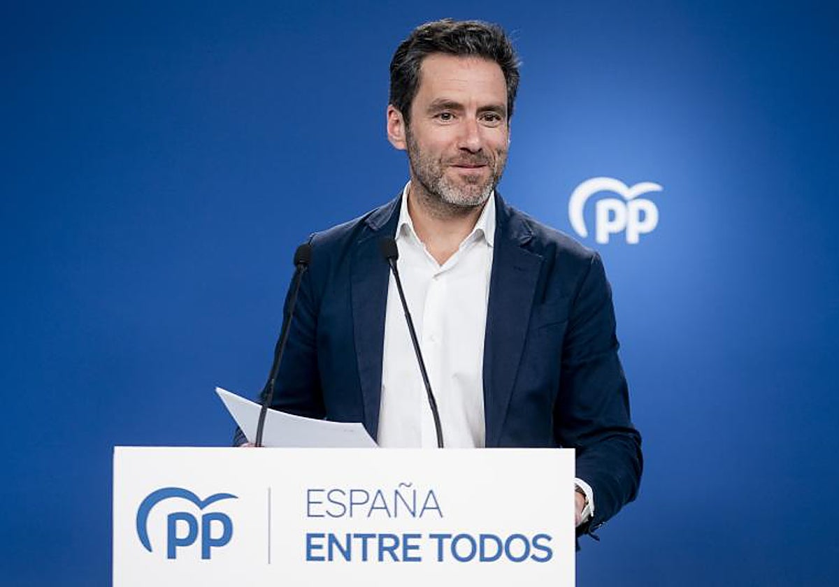 Borja Semper, portavoz de campaña del PP