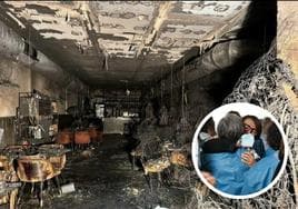 Un superviviente del incendio mortal del restaurante de Manuel Becerra: «La llama no paraba de crecer. Salimos corriendo mientras caían ascuas de la puerta»