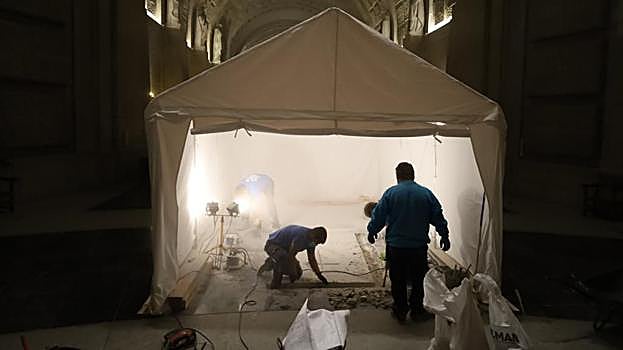 Las labores de trabajo realizadas durante el proceso de exhumación de Primo de Rivera