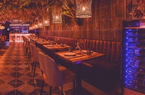 El local, totalmente completamente carbonizado