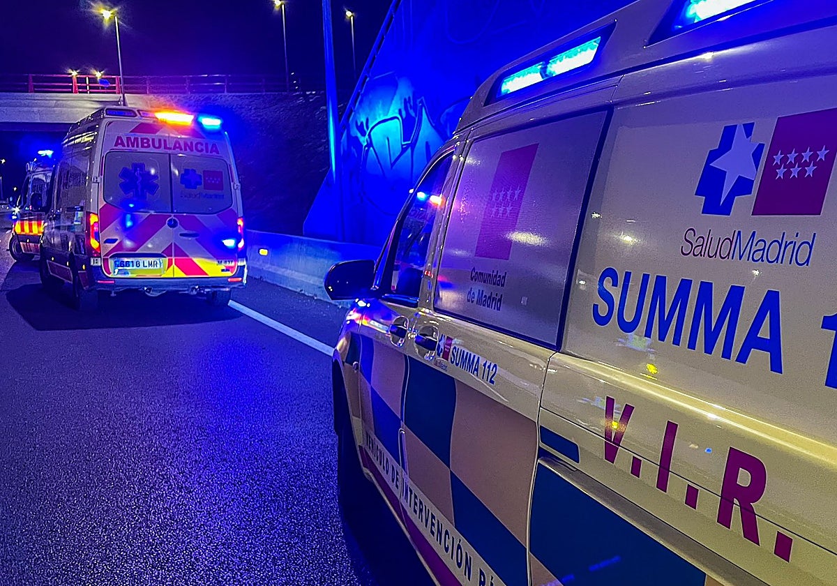 Los servicios de emergencias, en el lugar del suceso