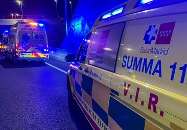 Muere un motorista de 31 años al caerse por un puente desde ocho metros de altura en Pozuelo de Alarcón