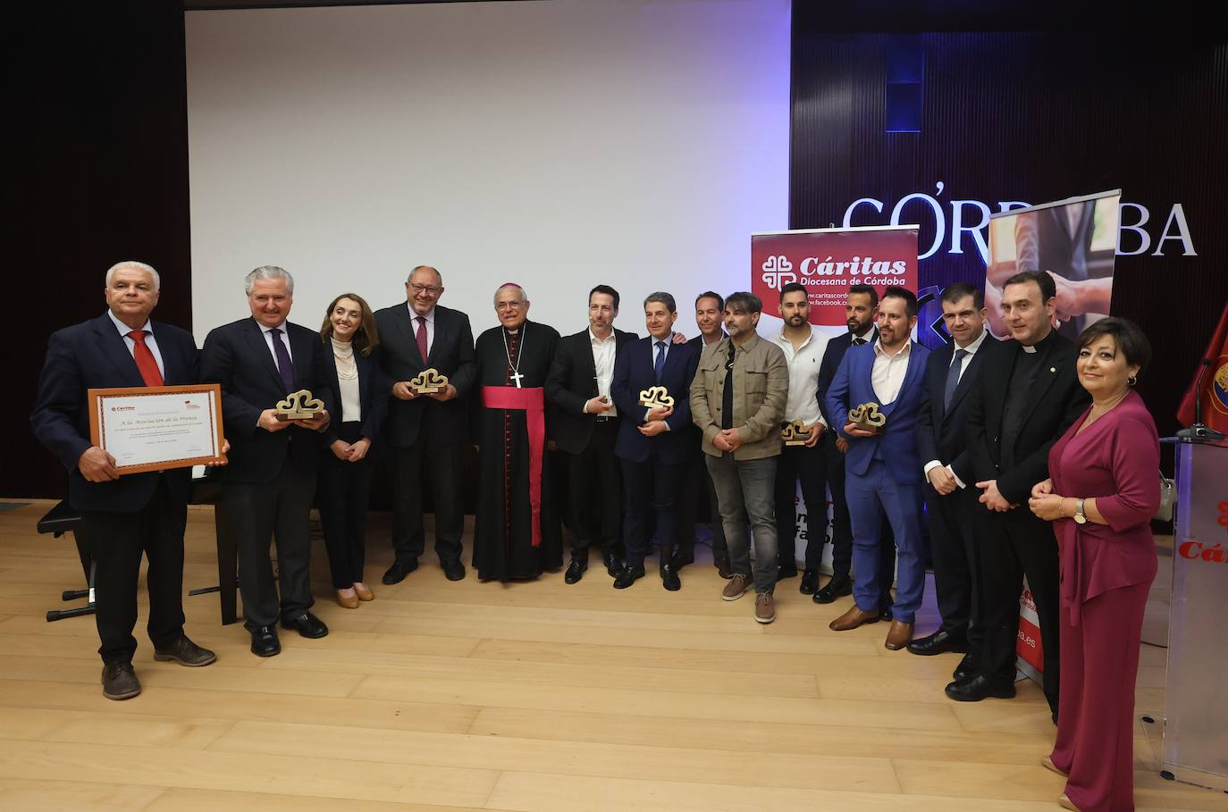 La entrega de los premios de Cáritas Córdoba, en imágenes
