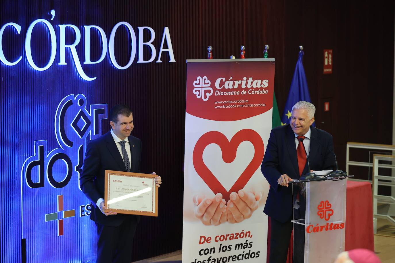 La entrega de los premios de Cáritas Córdoba, en imágenes