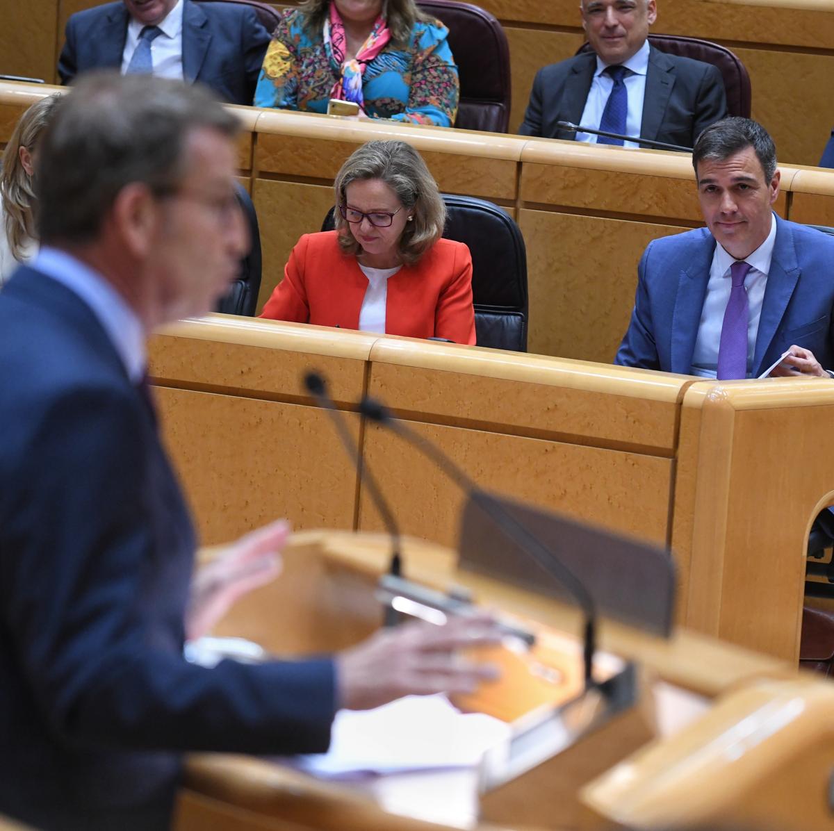 Pleno del Senado, en directo: última hora de Pedro Sánchez y Alberto Núñez Feijóo hoy