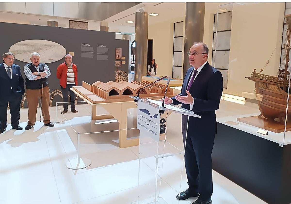 Imagen del presidente de la Autoridad Portuaria de Valencia, Joan Calabuig