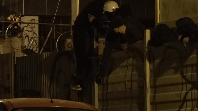 Tensión en el barrio barcelonés de Bonanova tras la manifestación por la ocupación de dos edificios