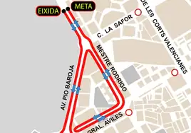 Calles cortadas en Valencia el sábado 29 y el domingo 30 de abril por carreras deportivas