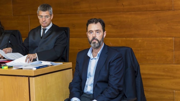 Imagen de MIguel López en el juicio celebrado en la Audiencia de Alicante en noviembre de 2019