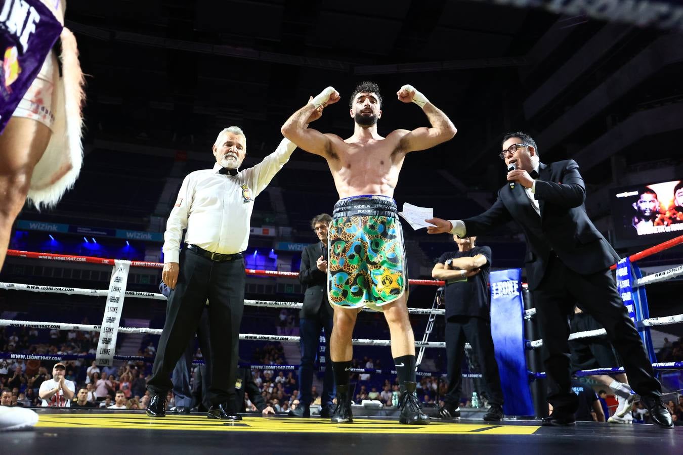 El combate ganador del cordobés José Luis Navarro &#039;El Cazador Jr.&#039; ante Ronny Landaeta, en imágenes